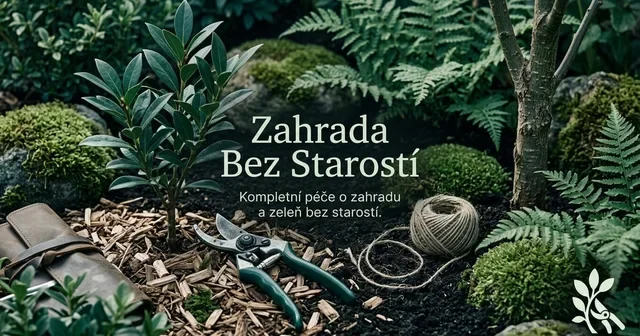 Grafika witryny Zahrada bez starostí stworzonej w OAZEE